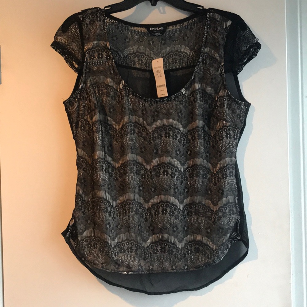 Bebe Lace Shirt